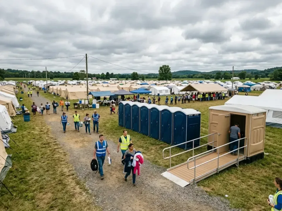 disaster-relief-camp-restrooms-010 — frequently asked questions, Dumpster & Portable Bathrooms Rental in Cockrell Hill, TX